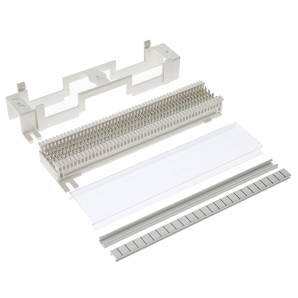 66 Punch Down 50 Pair Wiring Block with Mounting Bracket 66 Punch Down 50 Pair Wiring Block with Mounting Bracket